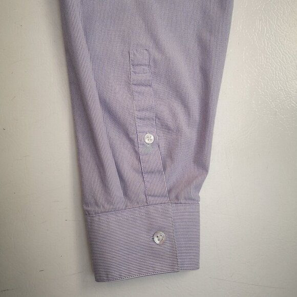 Calvin Klein All Season Stretch Slim Fit Wicking Men's Size XL Purple Shirt - Picture 7 of 12